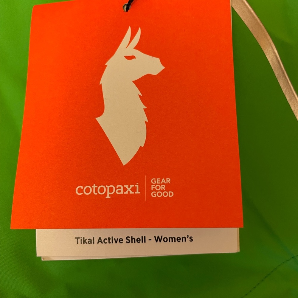NWT Cotopaxi Tikal Active Shell Raincoat XS